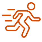 Icon laufender Mensch